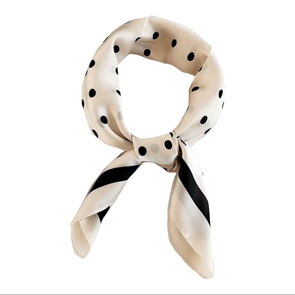 Polka Dot Head Scarf